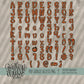 Spotted Spooks Alpha (4 Sets Aa-Zz, 0-9, Special Characters)