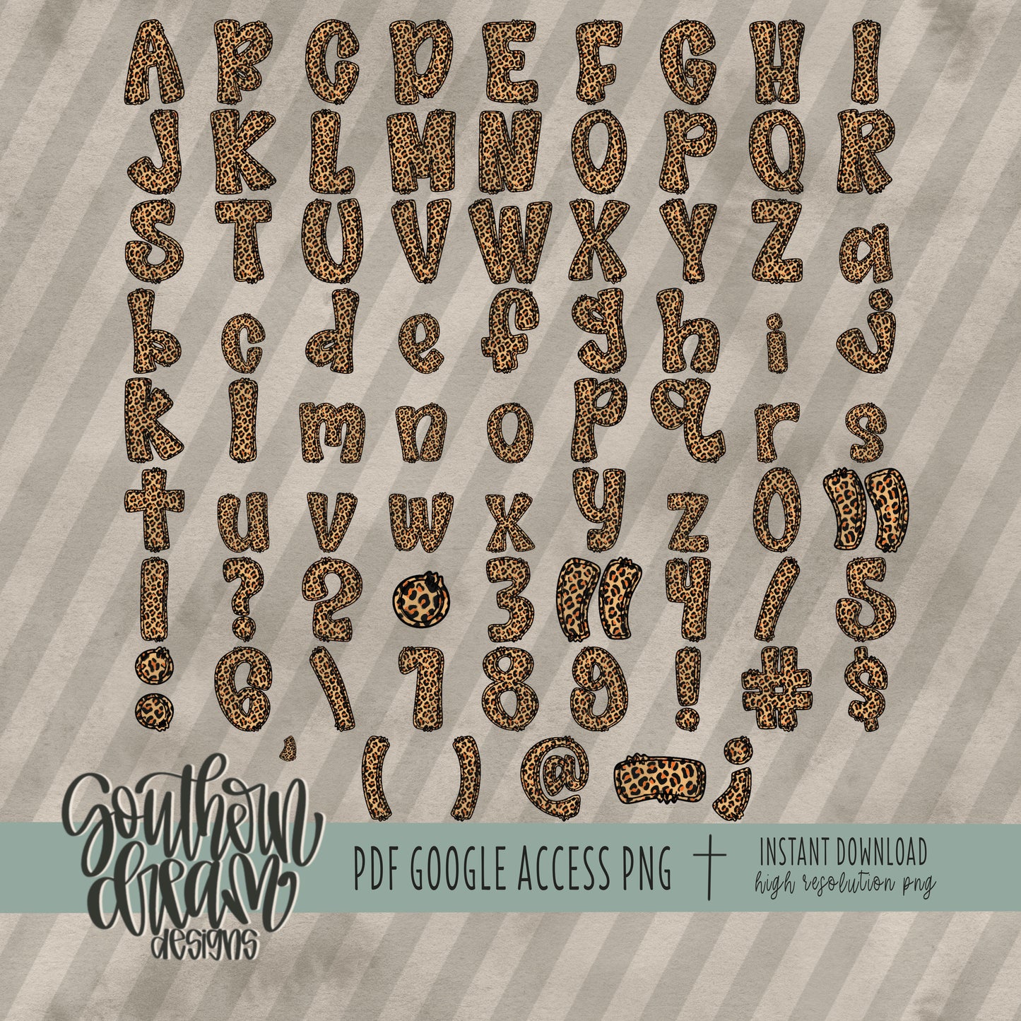 Spotted Spooks Alpha (4 Sets Aa-Zz, 0-9, Special Characters)
