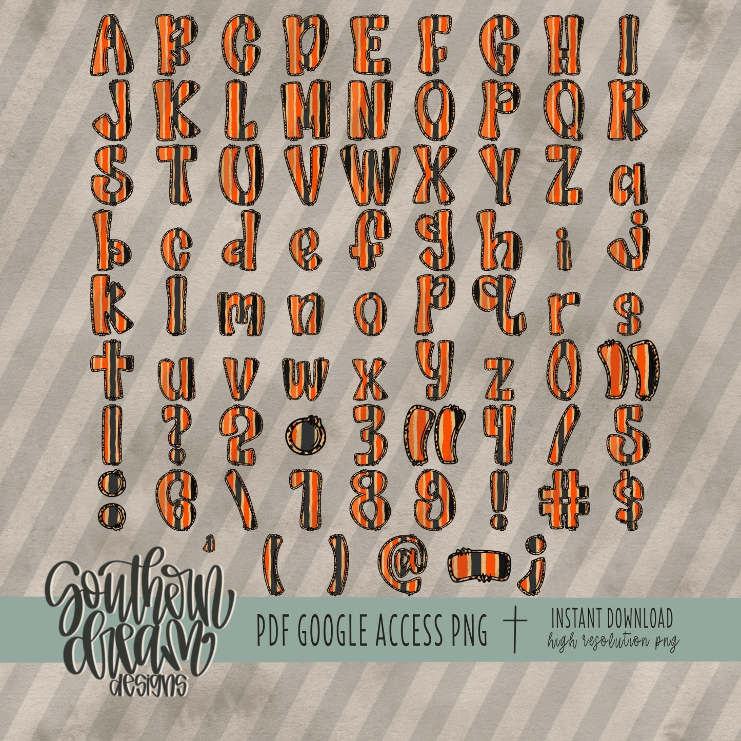Spotted Spooks Alpha (4 Sets Aa-Zz, 0-9, Special Characters)