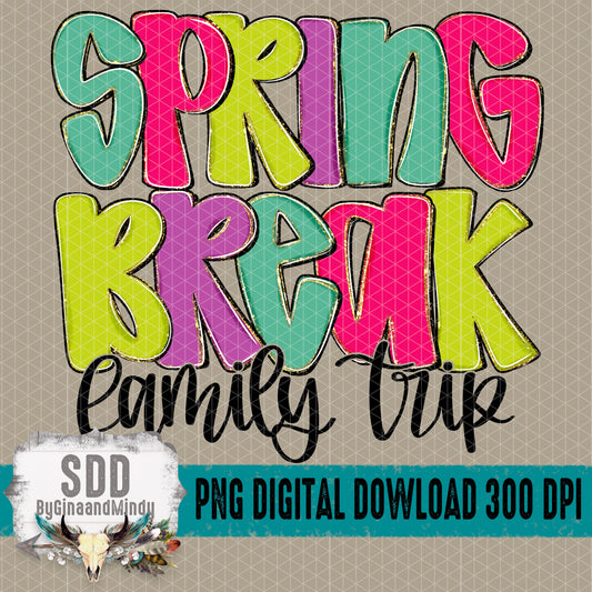 Spring Break Doodle Family Trip