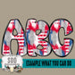 Patriotic Brush Strokes Paper (Not Seamless)
