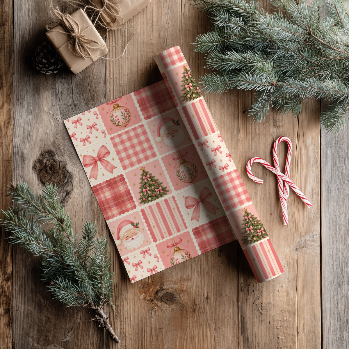 SugarPlum Santa Seamless Bundle