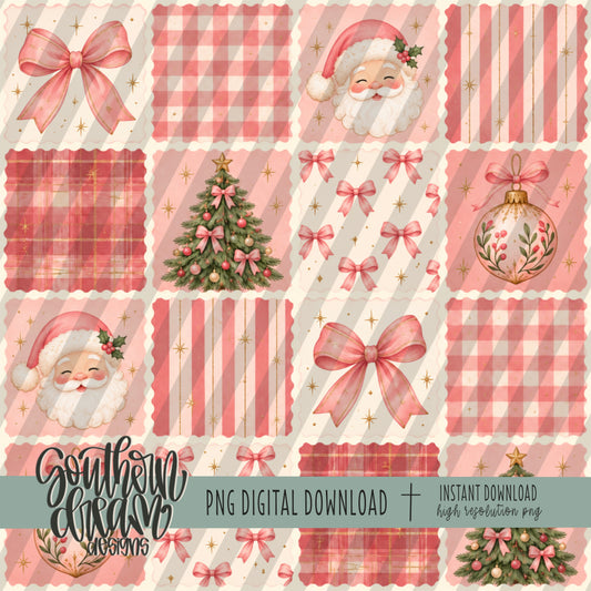 SugarPlum Santa Seamless Bundle