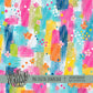 Summer Mixed Media Digital Paper (Not Seamless)