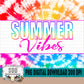 Summer Vibes Tie-Dye 20oz Tumbler