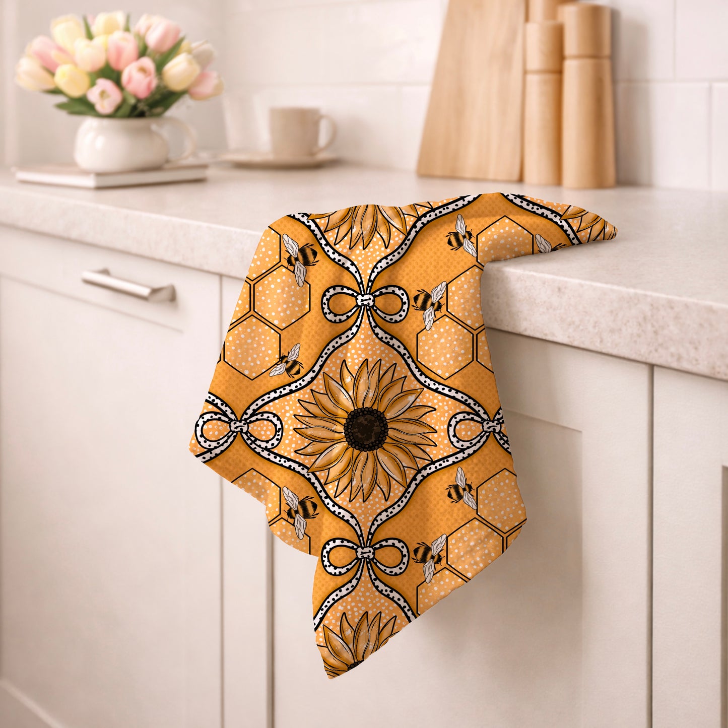 Sunflower Bee Seamless Bundle