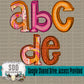 Sunshine Blocks Doodle Letters (Uppercase & Lowercase ONLY; 5 sets)