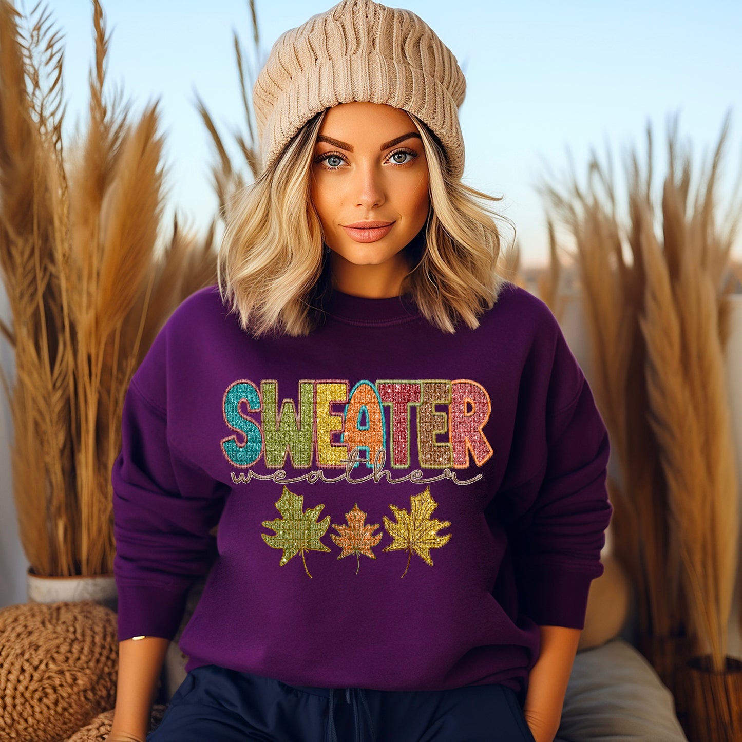 Sweater Weather Sparkle Bundle With Leaves