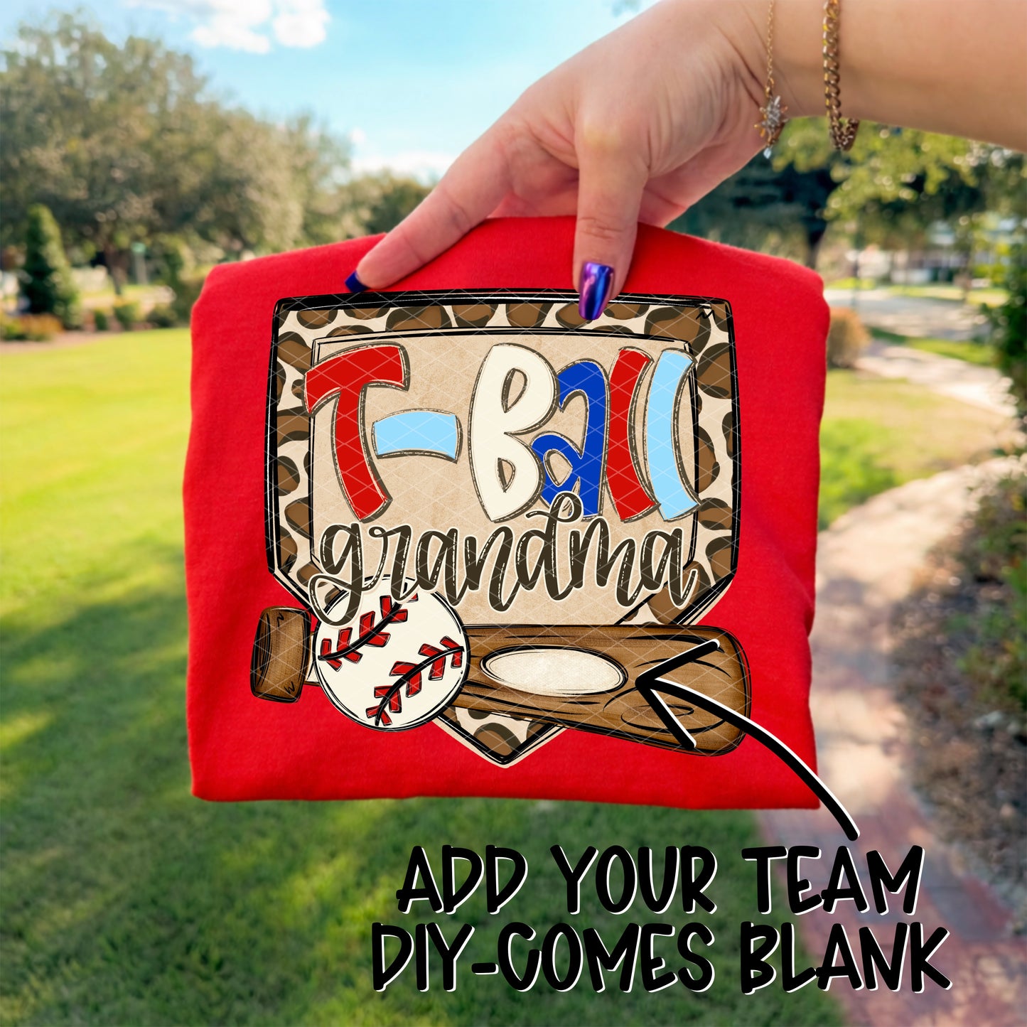 T-Ball Grandma DIY (Font Used KA-Sadie May Bold)