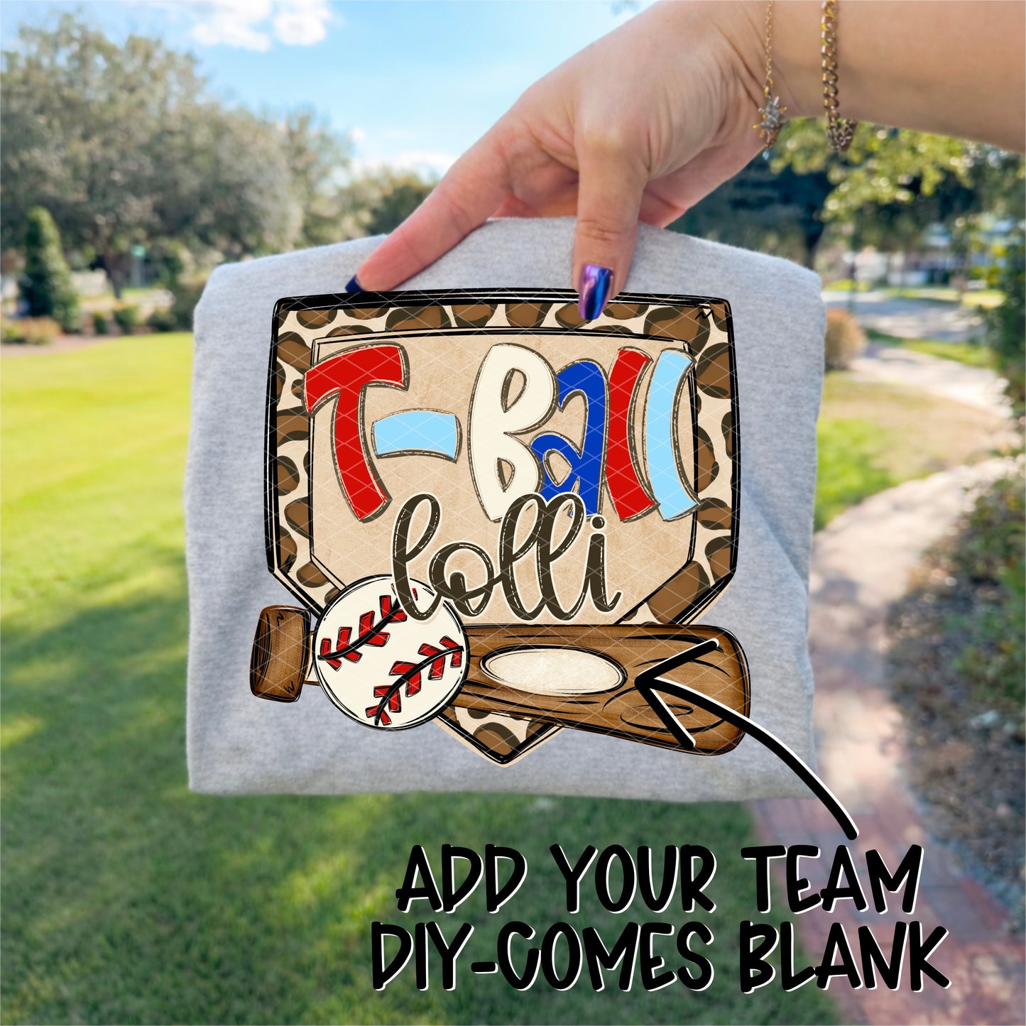 T-Ball Lolli DIY (Font Used KA-Sadie May Bold)