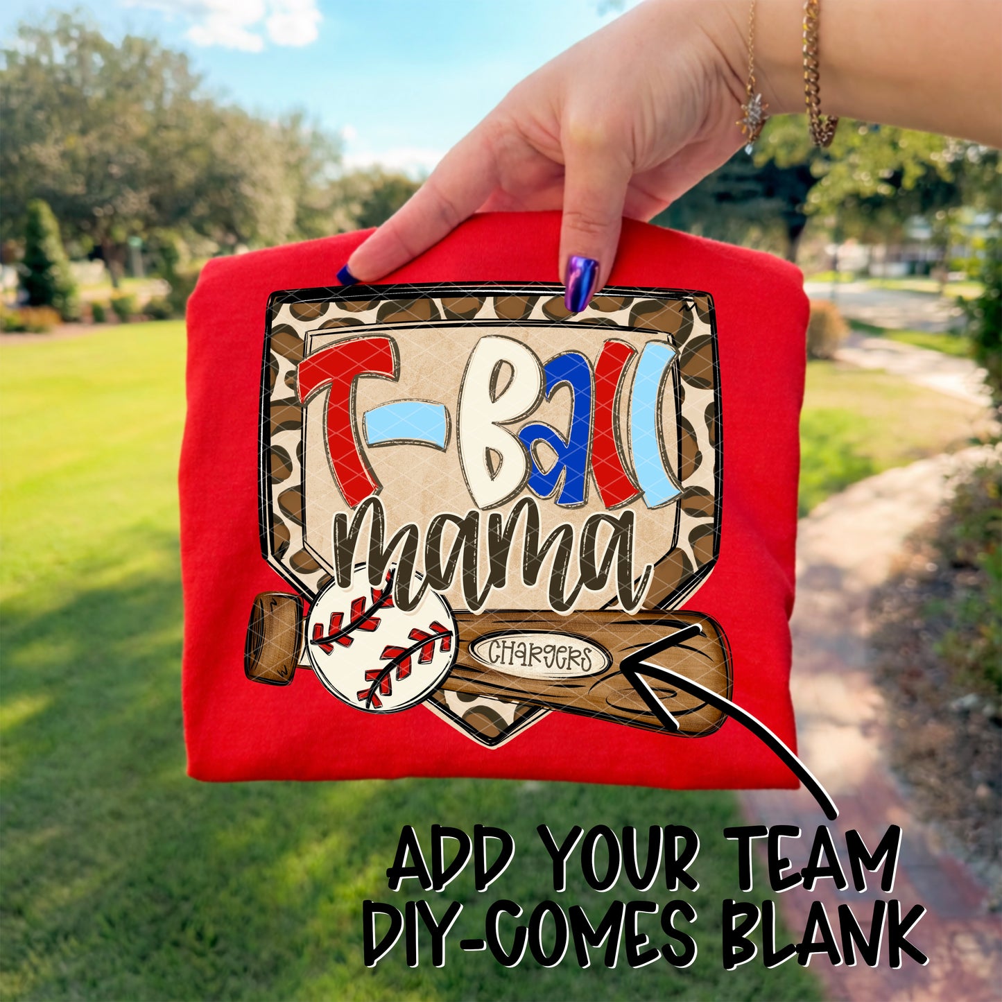 T-Ball Mama DIY (Font Used KA-Sadie May Bold)