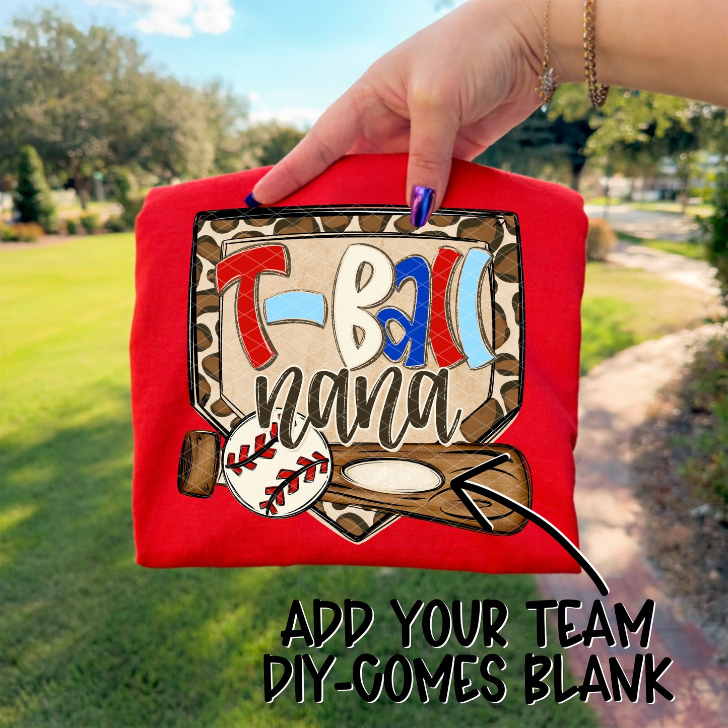 T-Ball Nana DIY (Font Used KA-Sadie May Bold)