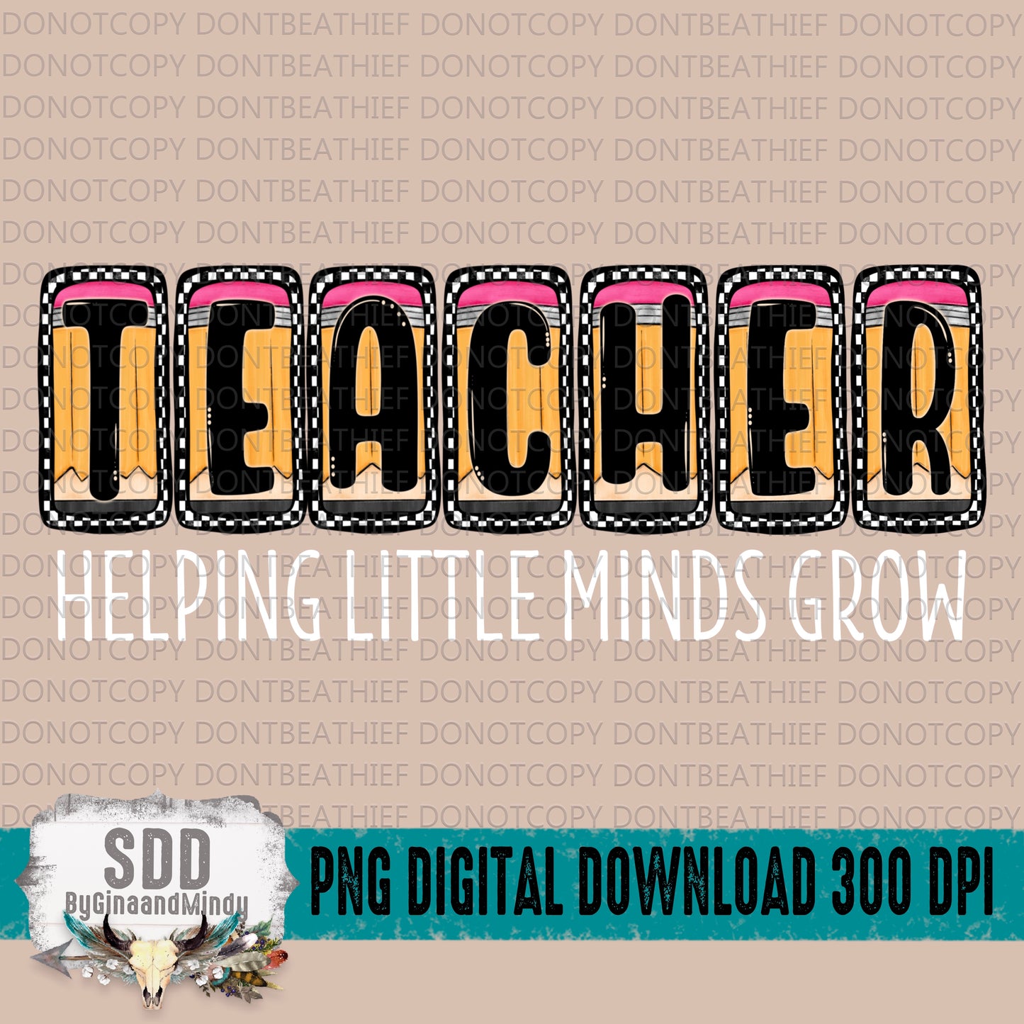 Teacher Helping Little Minds Grow Bundle