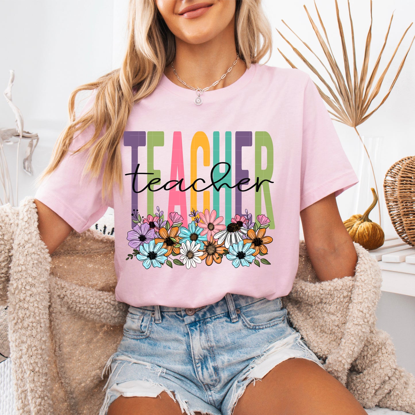Spring Floral Name Collection; Teacher
