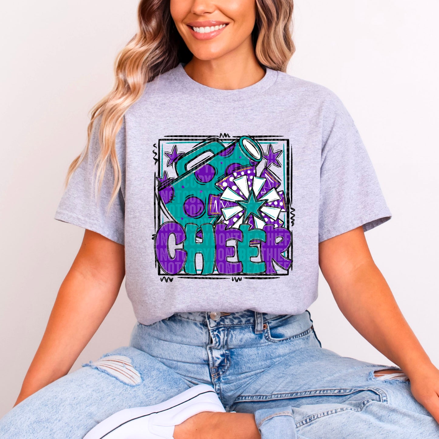 Cheer Bundle; Teal & Purple