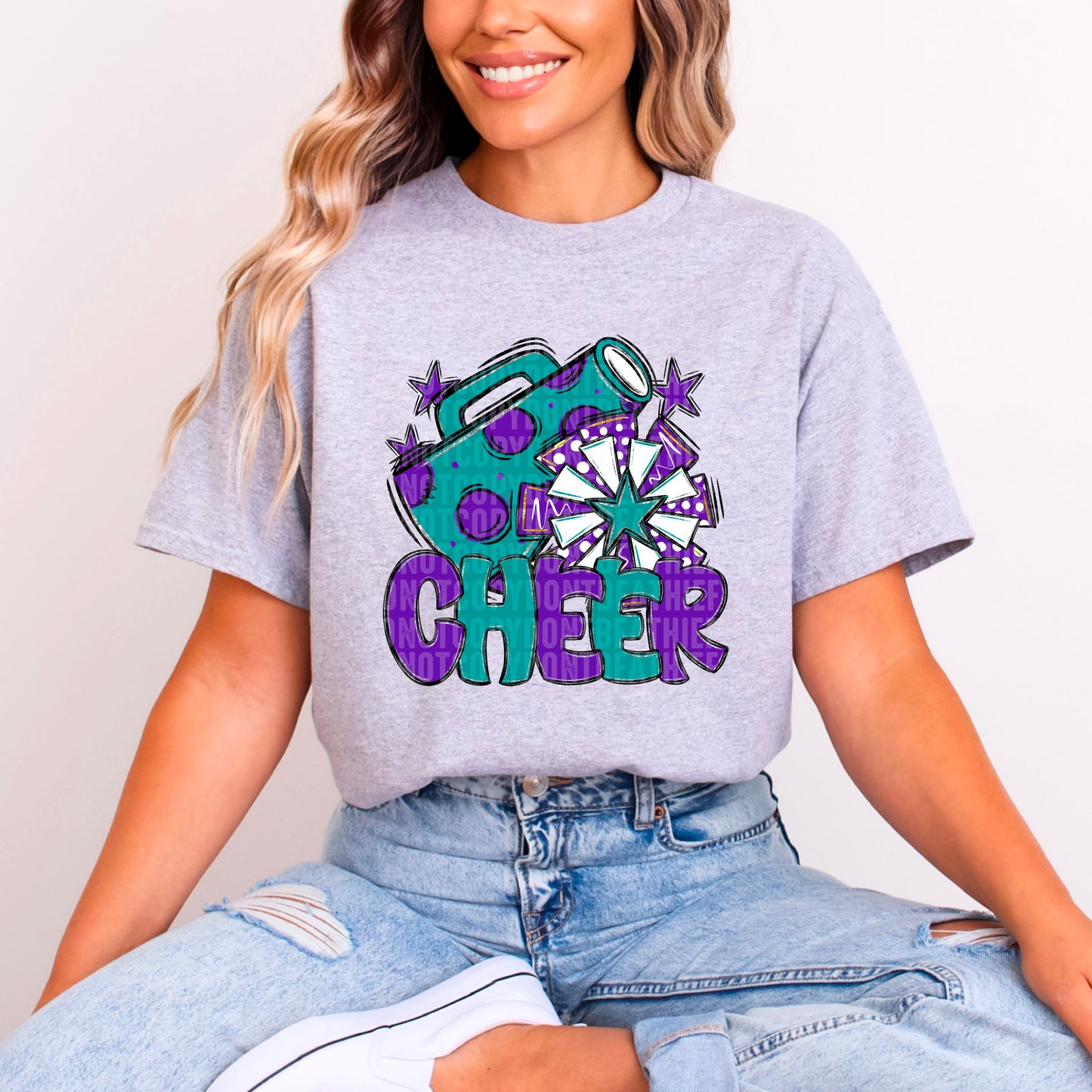 Cheer Bundle; Teal & Purple