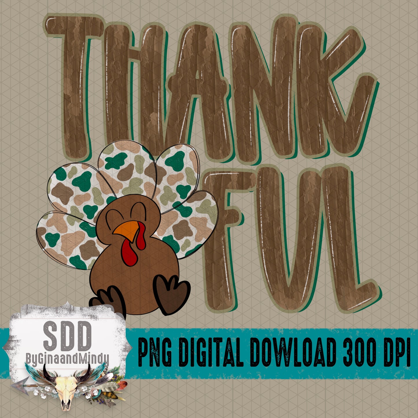 Thankful in all things Bundle; Camo