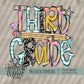 School Doodle Collection; Third Grade
