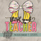 Third Grade Teacher Bow