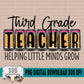 Third Grade Teacher Helping Little Minds Grow