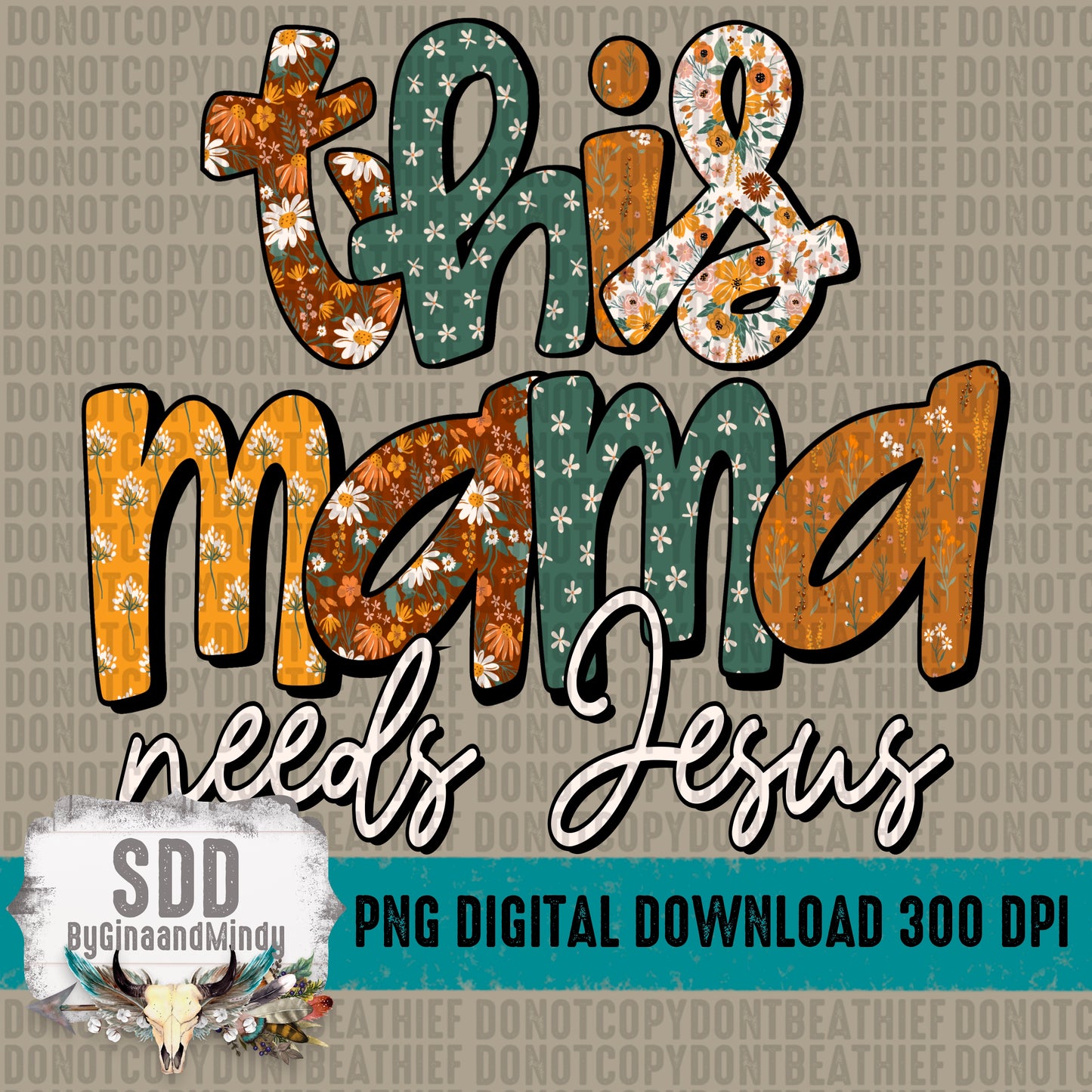 This Mama|Mom Needs Jesus Bundle