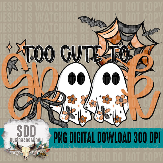 Too Cute to Spook Boho Ghosties