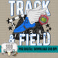 Track and Field (Blue & White)