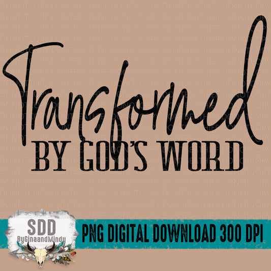 Transformed By Gods Word