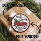 Red Truck Christmas Ornament DIY