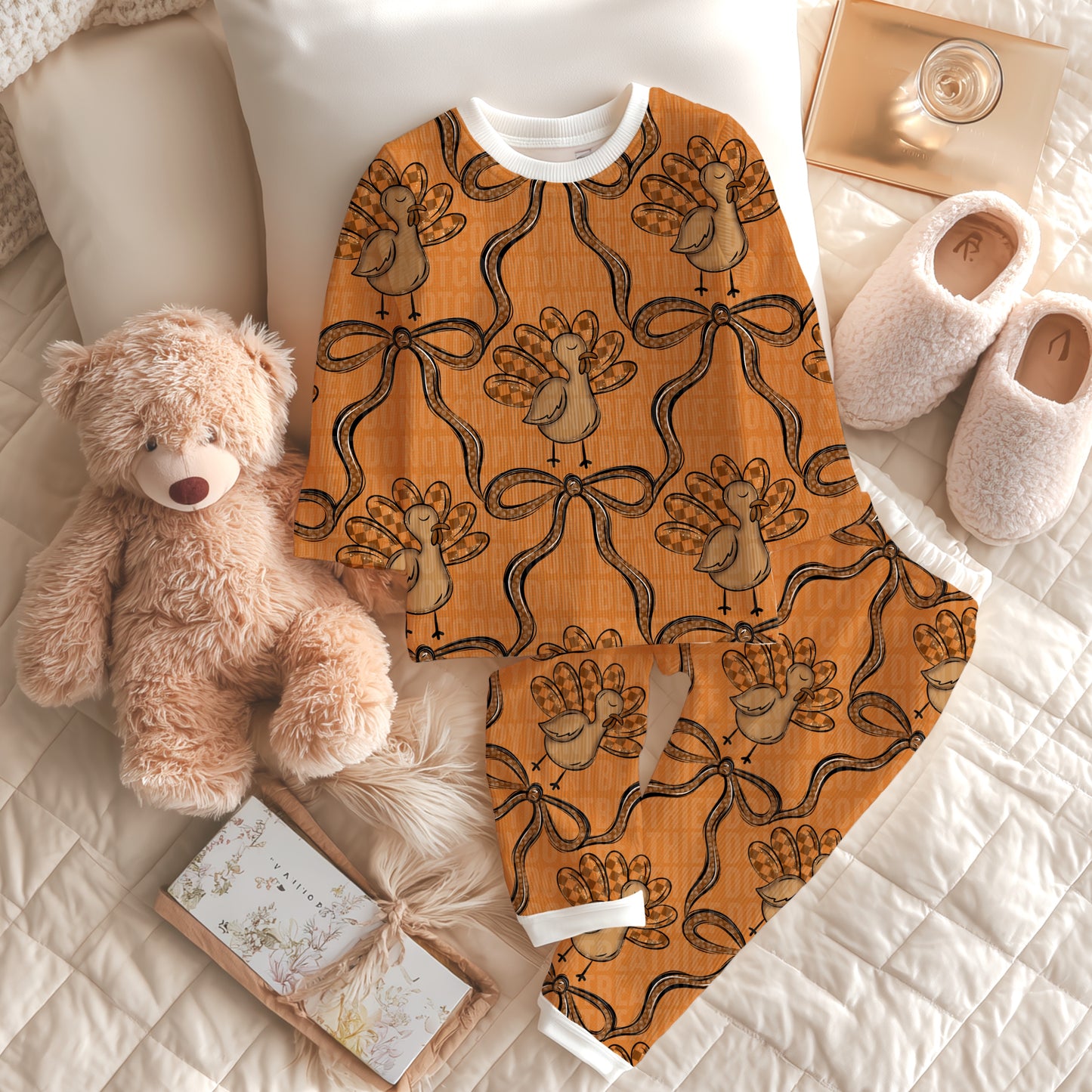Turkey Bow Seamless Bundle