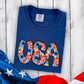 USA Doodle Letters
