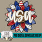 Patriotic Sunflower Collection; USA