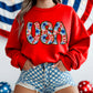 USA Doodle Letters