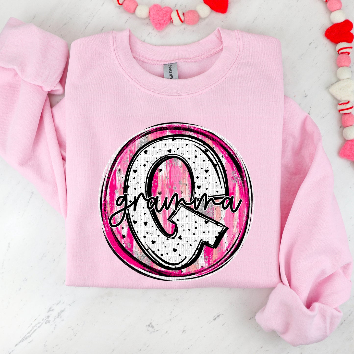 Valentine Circle Name; Gramma