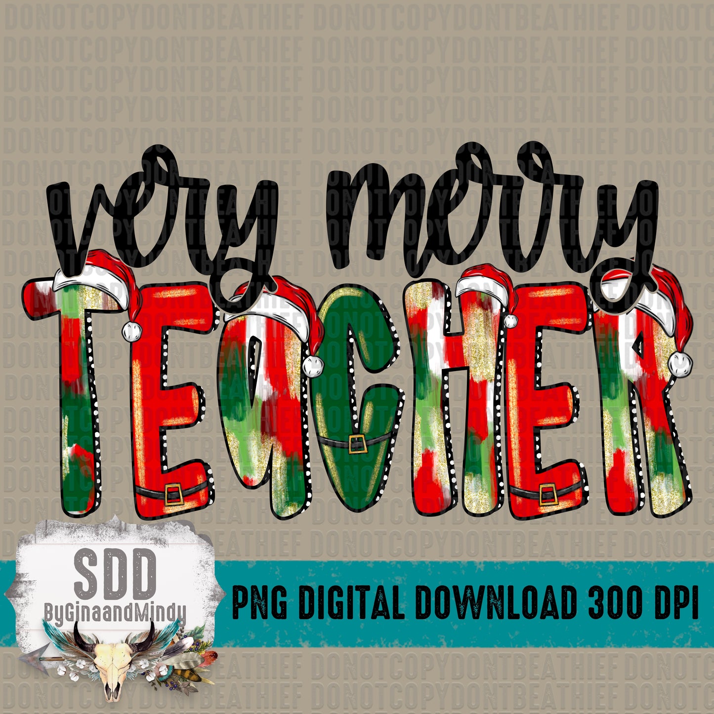 Very Merry Red Teacher