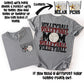 Volleyball Mom; Black & Maroon