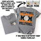 Volleyball Mom; Black & Orange