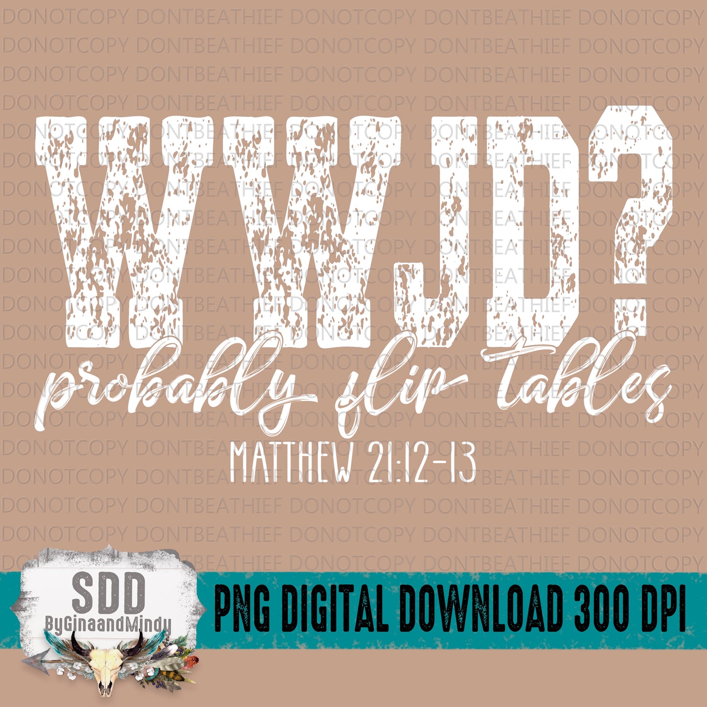 WWJD Probably Flip Tables Bundle