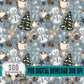 Watercolor Winter Seamless Bundle