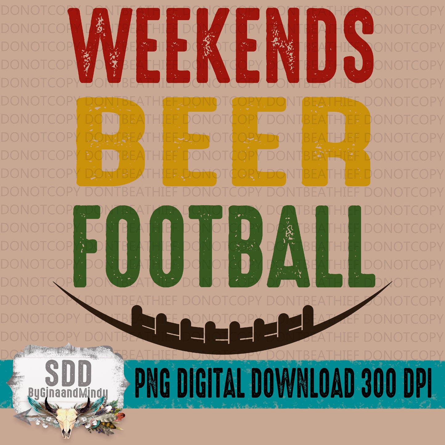 Weekends Beer Football Bundle