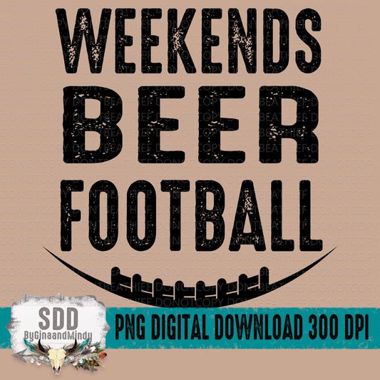 Weekends Beer Football Bundle