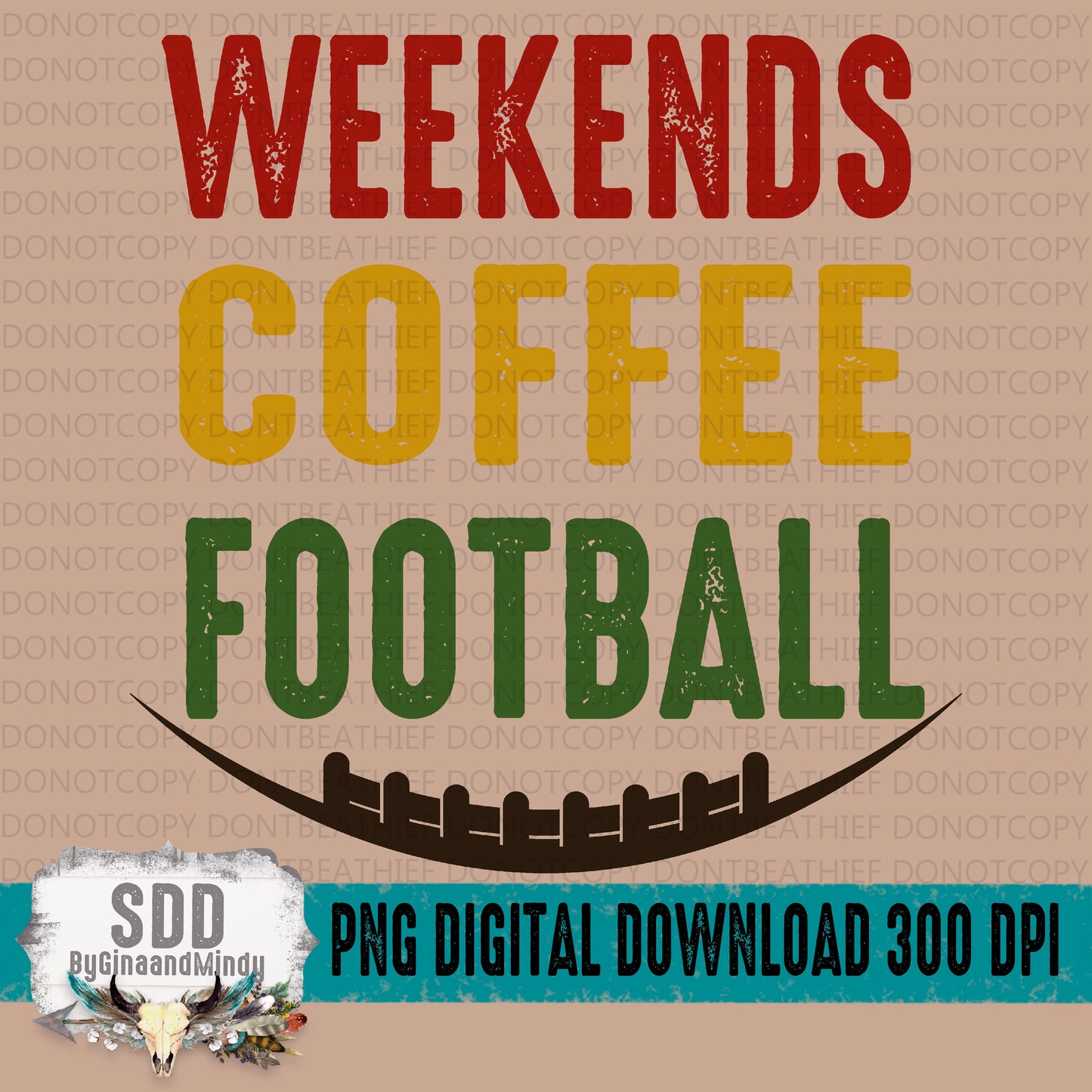 Weekends Coffee Football Bundle