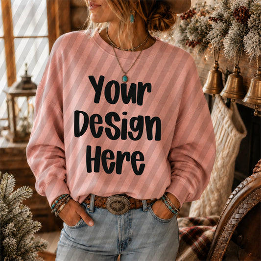 Christmas Western Light Pink