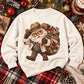Western Santa Faux Embroidery