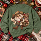 Western Santa Faux Embroidery