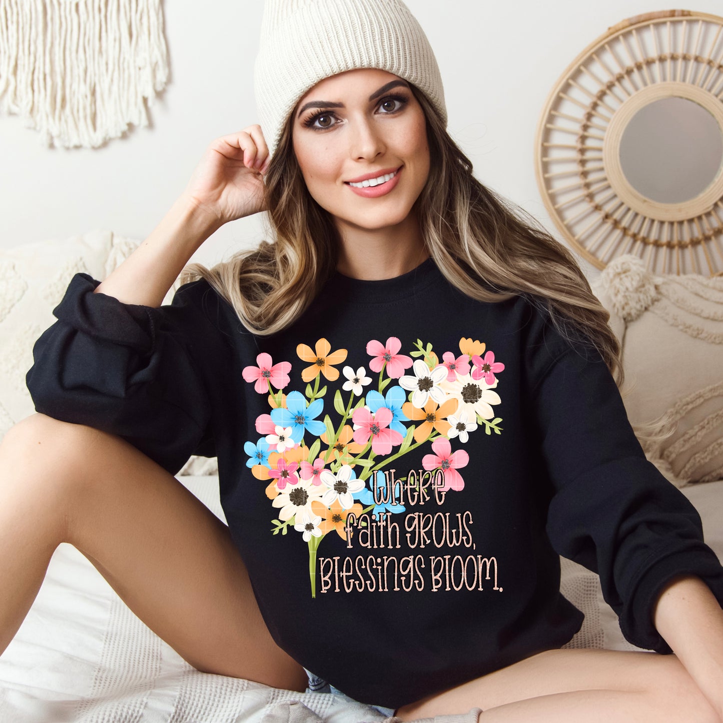 Where Faith Grow Blessings Bloom