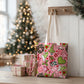 Whimsical Pink Christmas Seamless Bundle