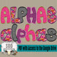 Wild Florals Stitched Alpha (4 Sets Uppercase & Lowercase, 0-9, + Special Characters)