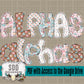 Winter Snowman Alpha (5 Sets Uppercase & Lowercase, 0-9, + Special Characters)
