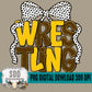 Wrestling Bow; Yellow Gold & Brown